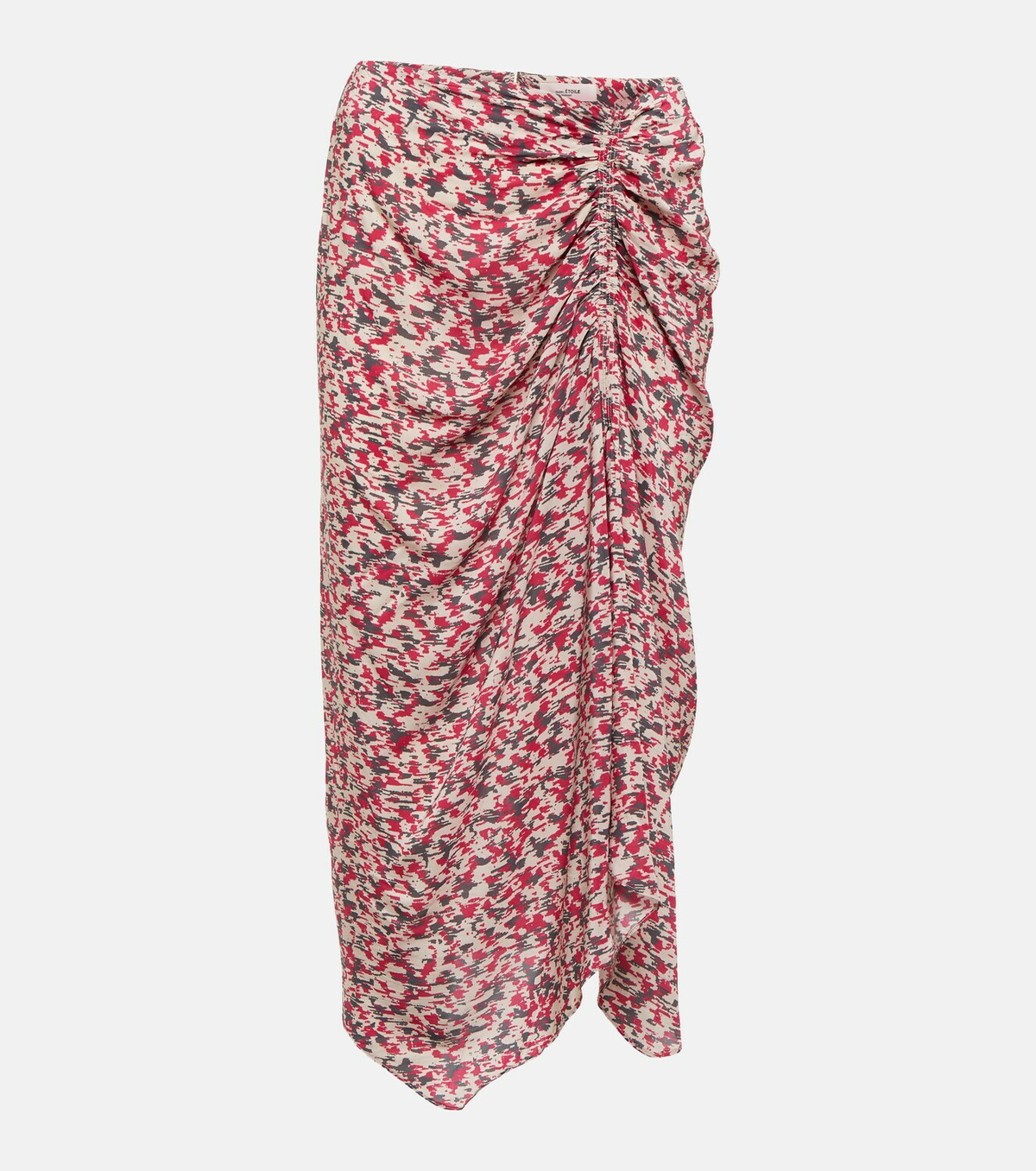 スカート Isabel Marant Etoile Patterned Ruffled Midi Skirt MARANT ÉTOILE Frejus ruffled printed crepon skirt | THE OUTNET