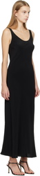 Matteau Black Bias Tank Maxi Dress