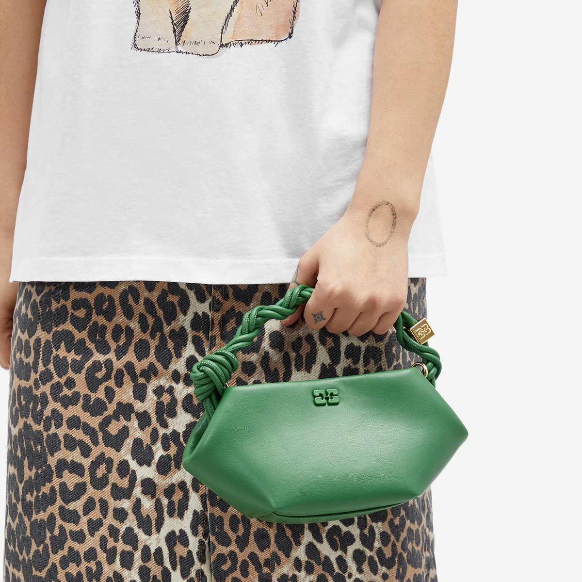 GANNI Women's Bou Bag Mini in Juniper GANNI