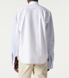 Comme des Garçons Shirt Striped cotton poplin shirt