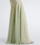 De La Vali Elowen lace halterneck gown