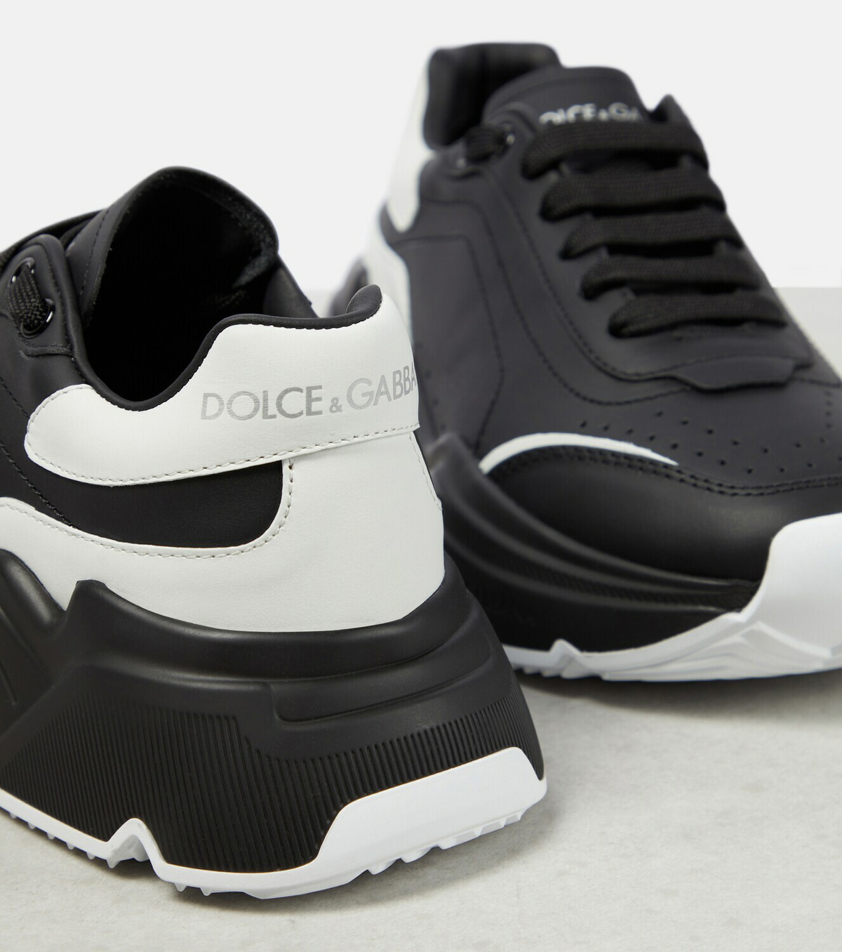 dolce & gabbana leather daymaster sneakers