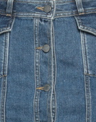Moschino Womens Denim skirt in Blue