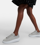 Alexander McQueen Oversized suede sneakers