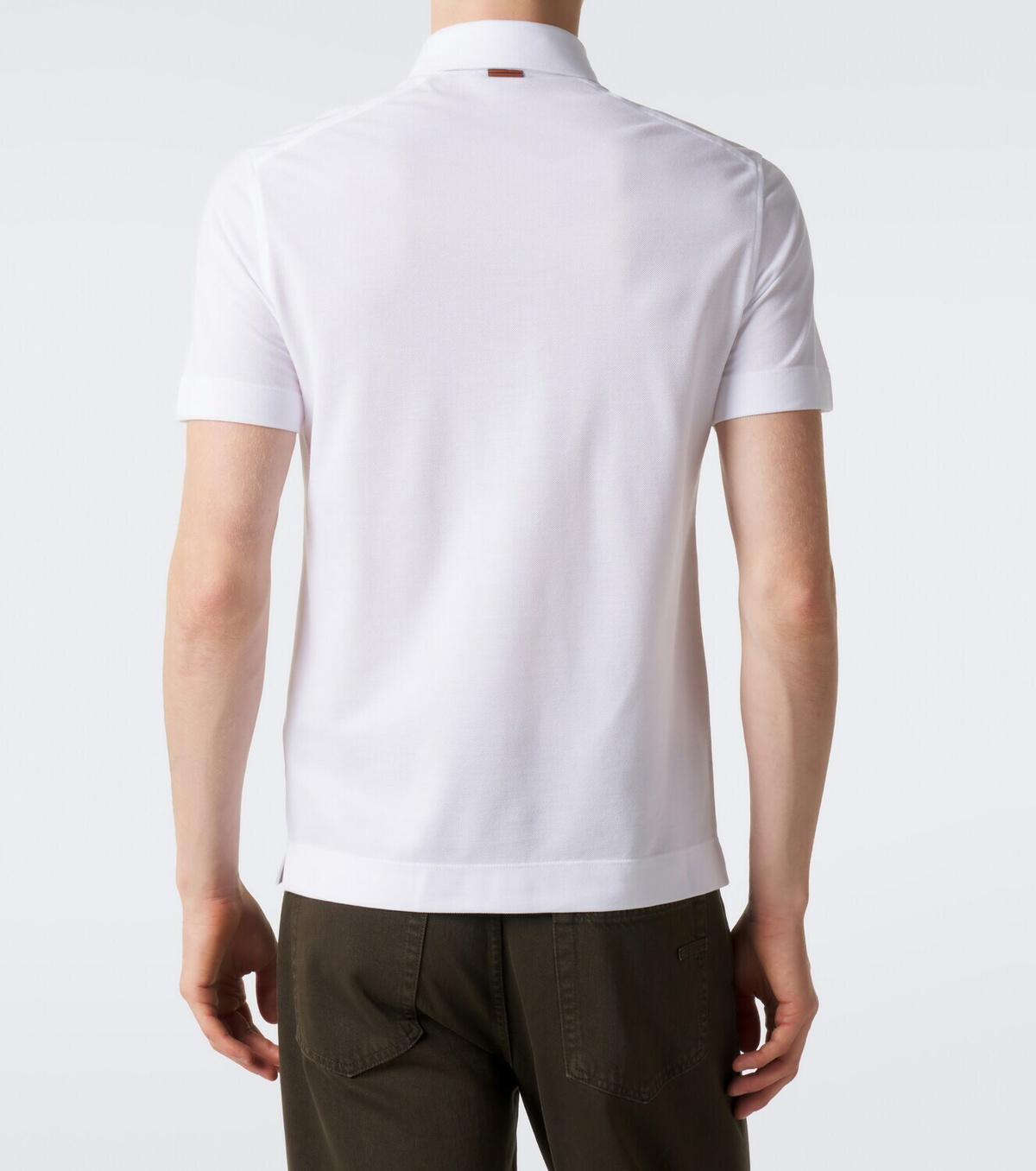 Zegna Cotton piqué polo shirt