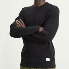 Norse Projects Men's Stevns Military Rib Long Sleeve T-Shirt in Black