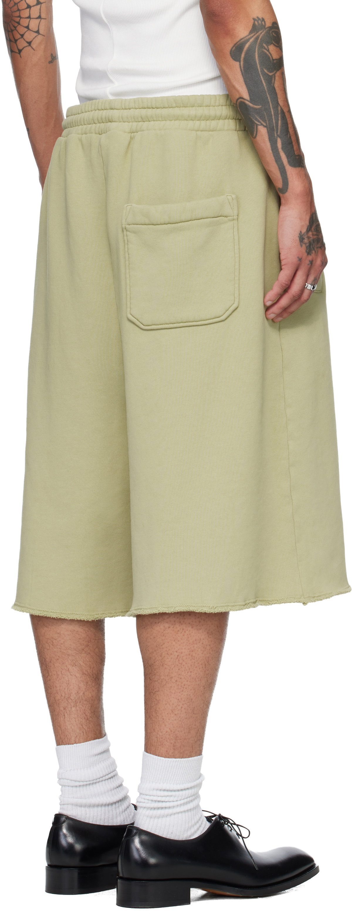 LU'U DAN Green Zoku Shorts