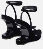 Tom Ford Velvet wedge sandals