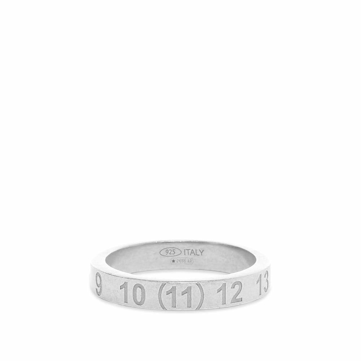 Photo: Maison Margiela Number Logo Medium Band Ring