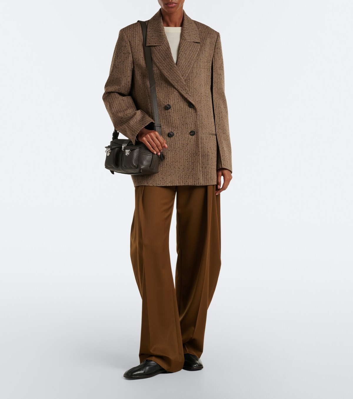 Lemaire Gear Mini leather shoulder bag