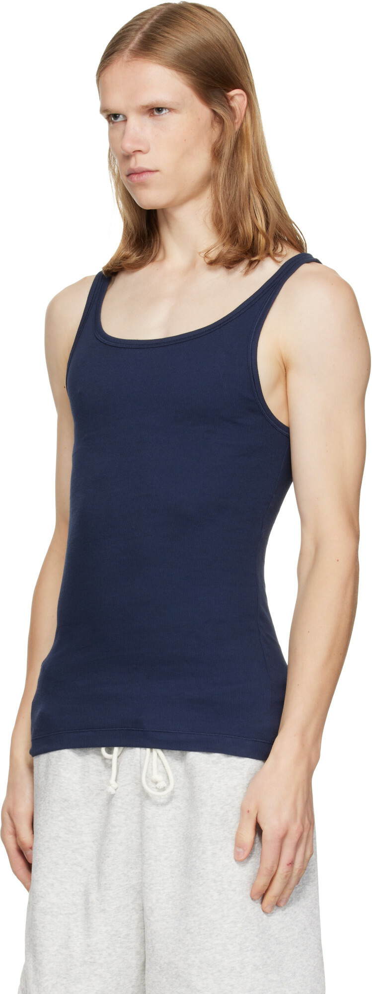 SKIMS Three-Pack Multicolor SKIMS Cotton Rib Tank Tops