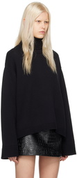 The Frankie Shop Black Rhea Turtleneck