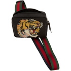 Gucci Black Tiger Messenger Bag