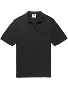 NN07 - Ryan Cotton and Linen-Blend Polo Shirt - Gray