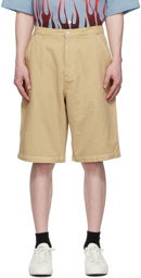 Kenzo Tan Carpenter Shorts