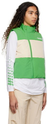 GANNI Green Light Tech Reversible Vest