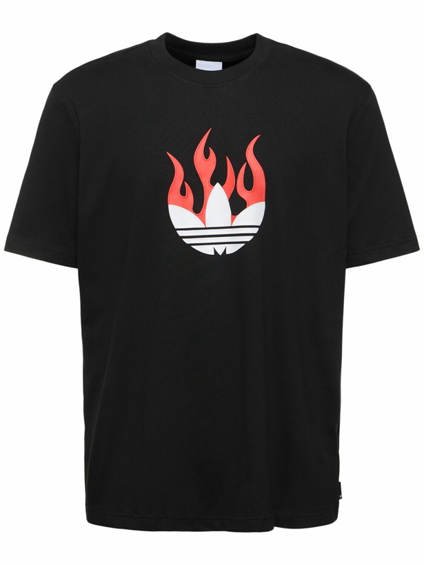 Photo: ADIDAS ORIGINALS Flame Logo T-shirt
