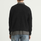 Picante Men's Shaggy Sweater in Black