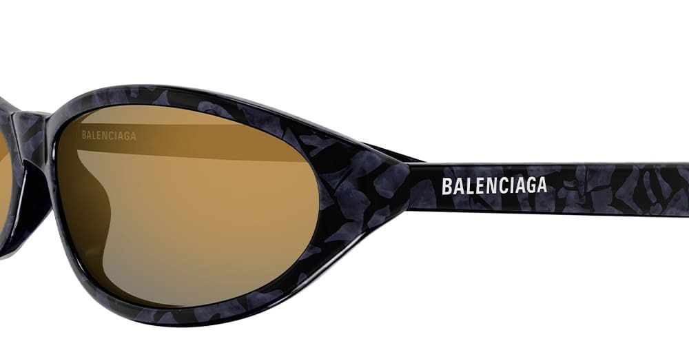 Balenciaga Eyewear Bb0007s-010 - Black Sunglasses