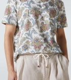 Etro Paisley cotton jersey T-shirt