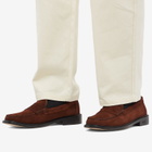 Vinnys Men's VINNY's Yardee Moccasin Loafer in Brown Suede