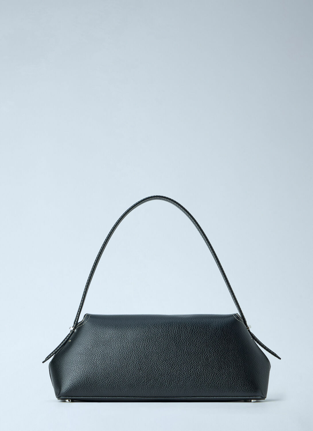 Toteme T-Lock Grained-Leather Shoulder Bag