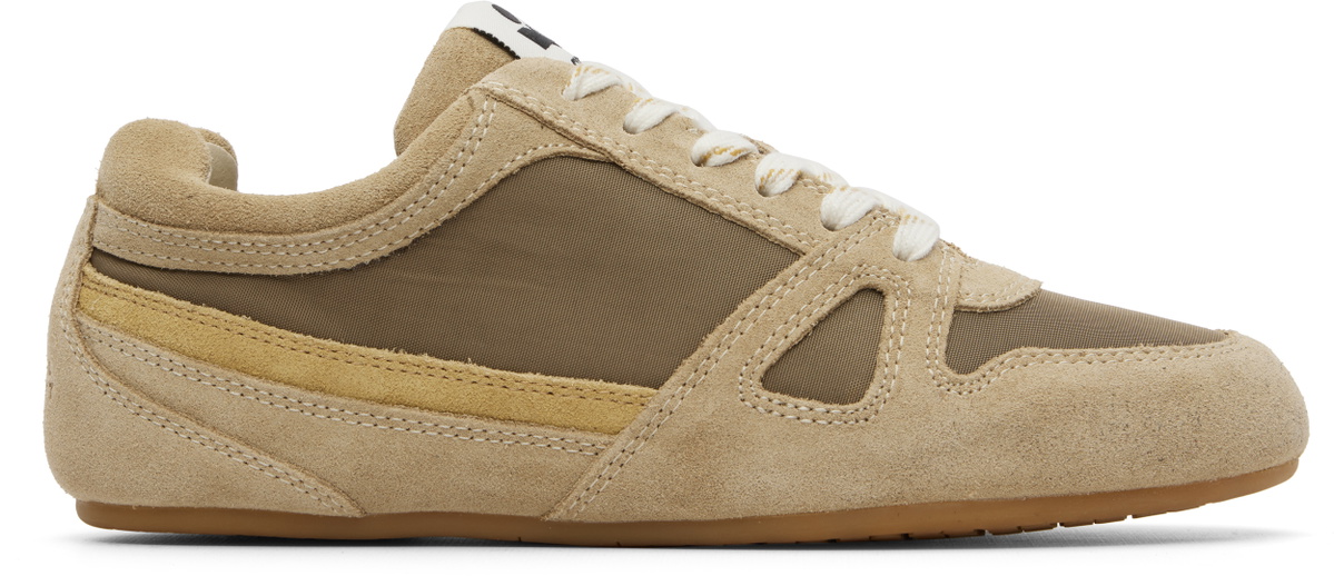 Isabel Marant Khaki Senny Low Sneakers