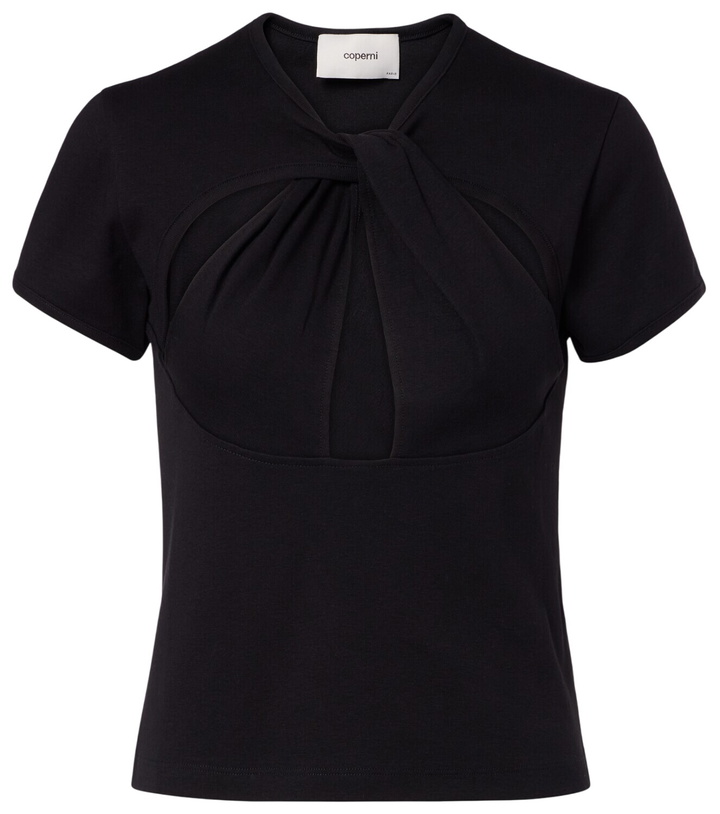 Photo: Coperni Cutout cotton T-shirt
