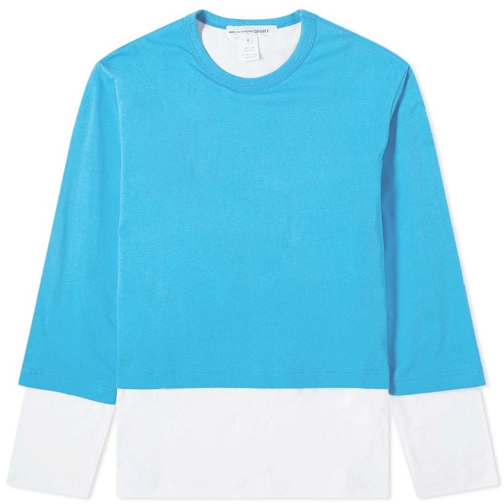 Photo: Comme des Garcons SHIRT Long Sleeve Layered Tee