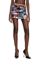 Diesel Mini skirt with Pop print - Skirts Womens in Multicolor