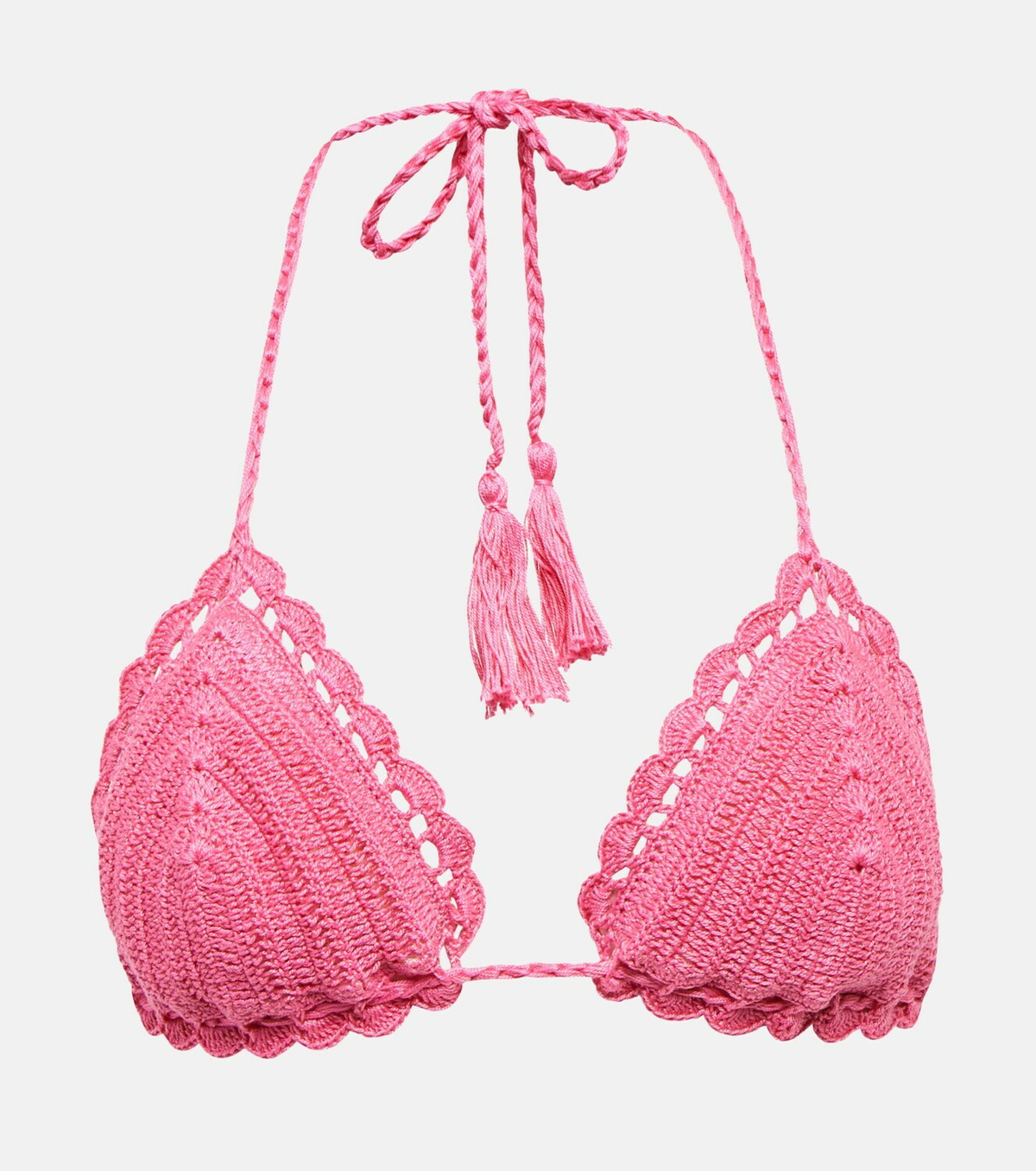 Anna Kosturova Exclusive To Mytheresa Crochet Bikini Top Anna Kosturova