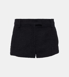 Valentino High-rise tweed shorts