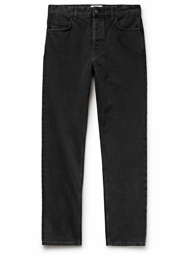 Photo: The Row - Carlisle Straight-Leg Jeans - Black