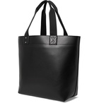 A.P.C. - Eddy Logo-Print Faux Leather Tote Bag - Men - Black