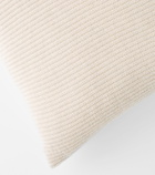 Brunello Cucinelli Ribbed-knit cashmere cushion