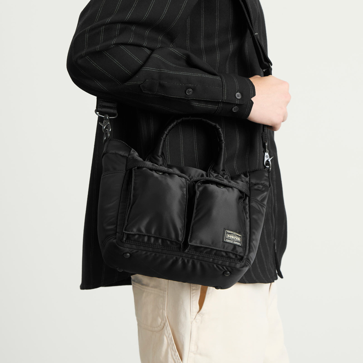 Porter-Yoshida & Co. Tanker Tote Bag in Black 