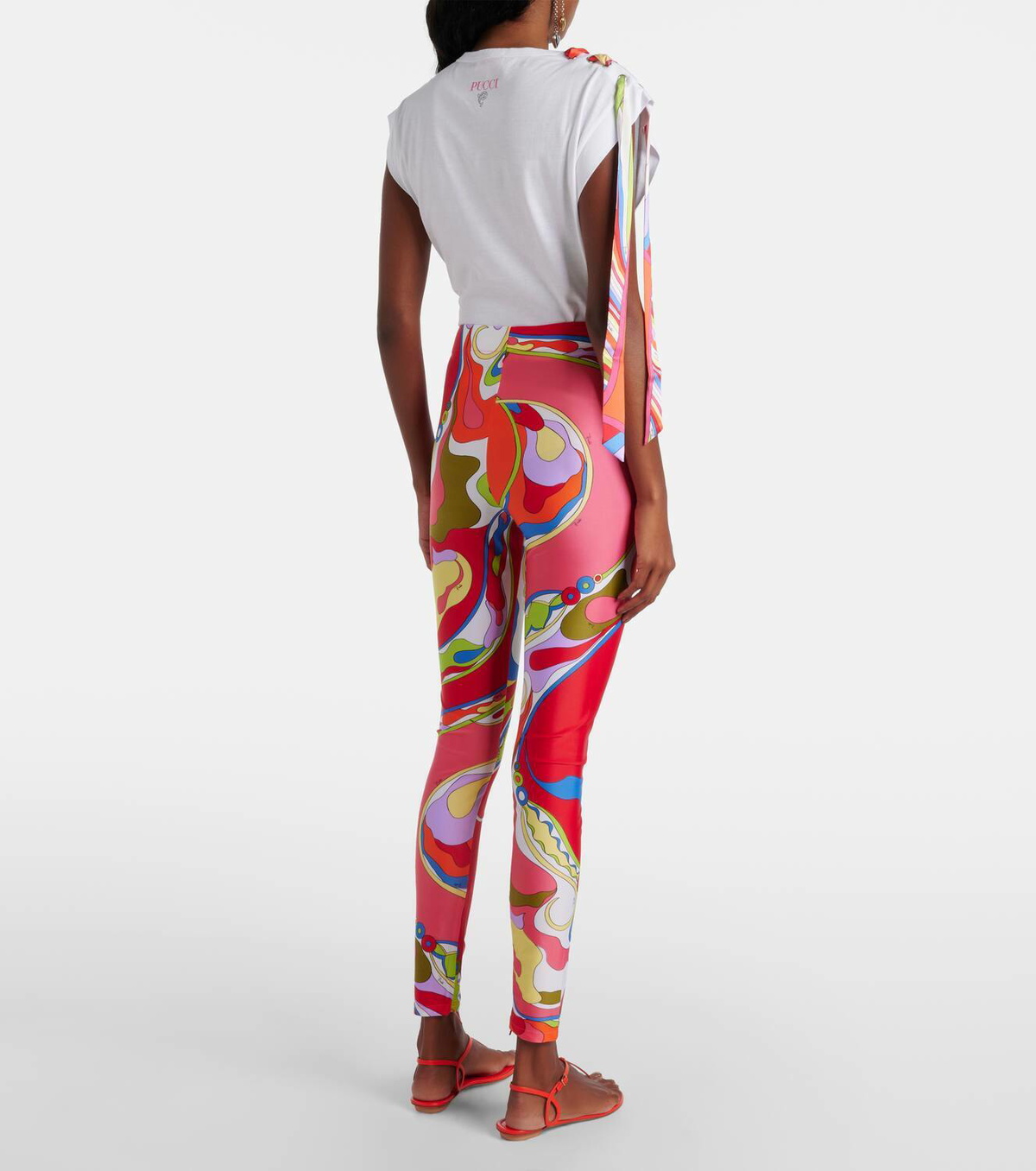 Pucci Orchidee printed leggings Emilio Pucci