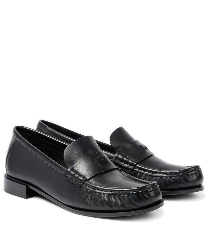 Photo: Max Mara Leather loafers