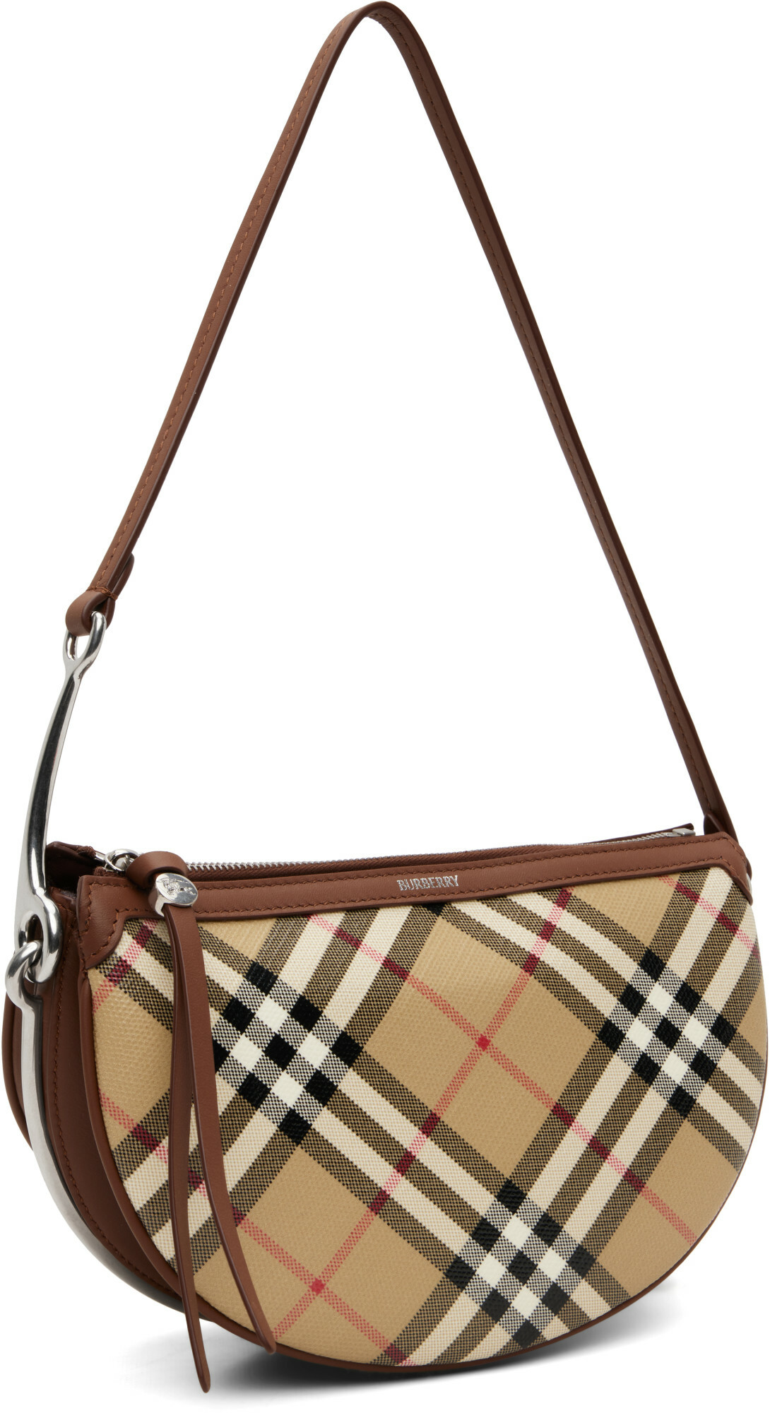 Burberry Beige Small Bridle Saddle Bag