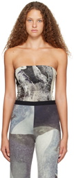 ELLISS Gray Garden Angel Bodysuit