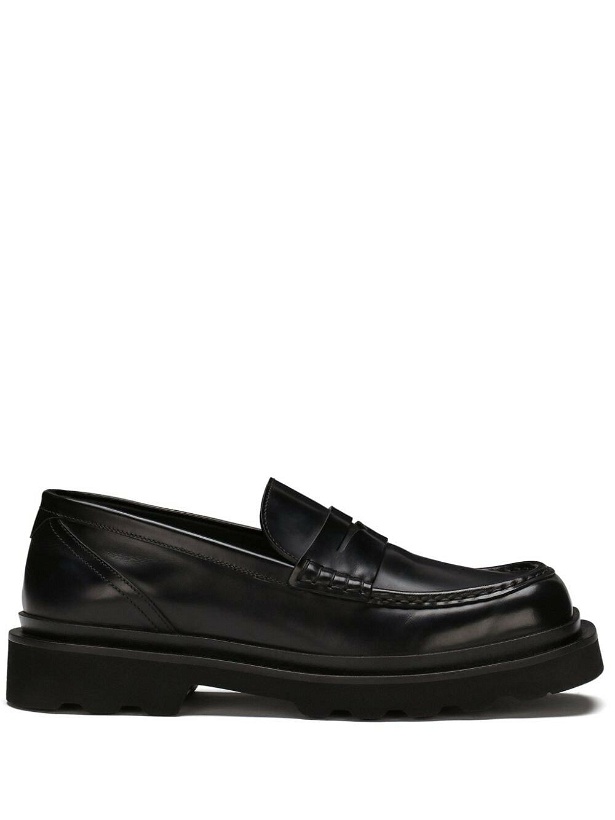 Photo: DOLCE & GABBANA - Moccasin In Shiny Leather