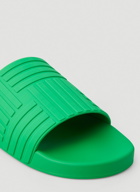 Rubber Carpet Slides in Green