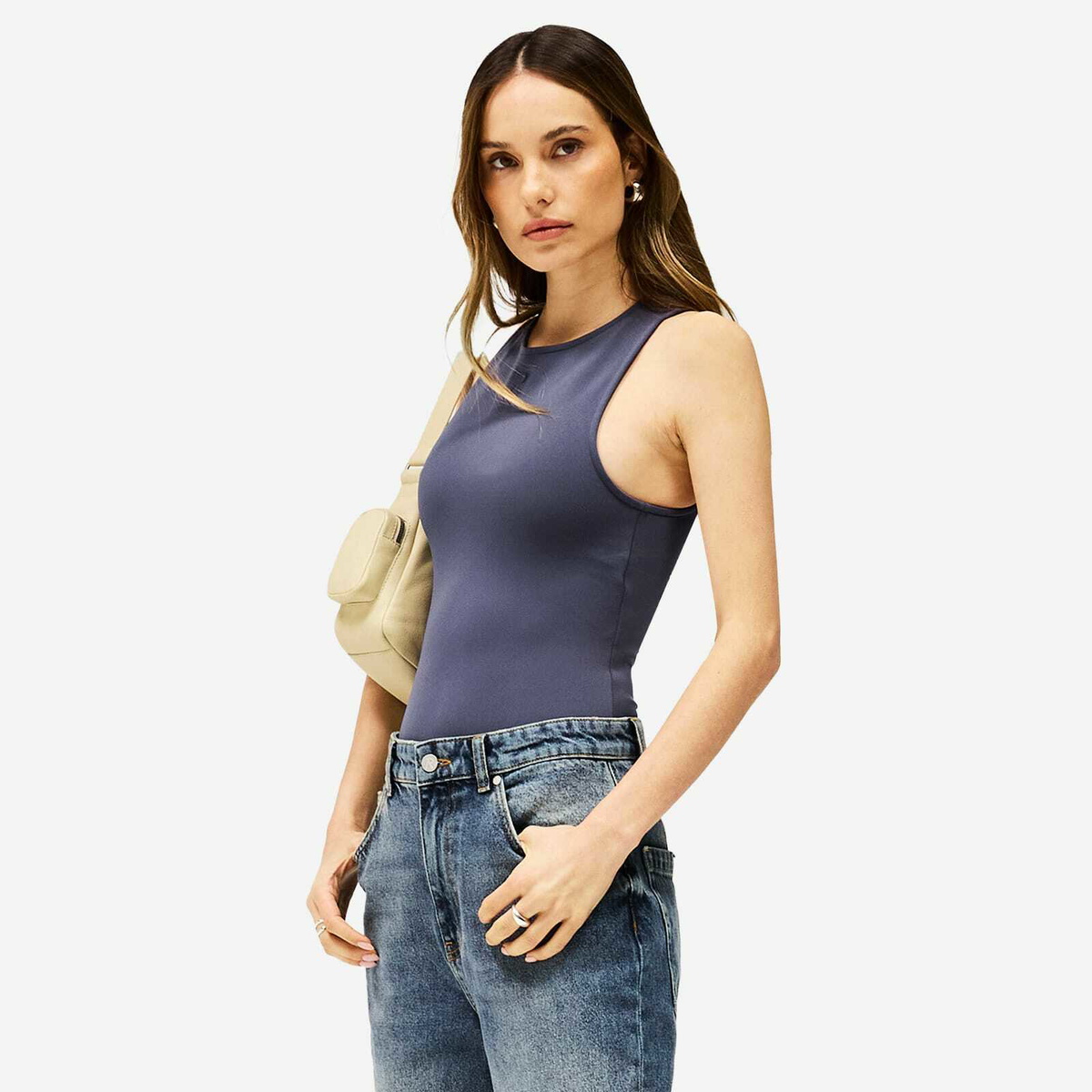 Represent Women's Control Bodysuit in Graphite