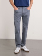 Peter Millar - Signature Straight-Leg Cotton-Blend Sateen Trousers - Gray