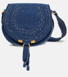 Chloé Marcie Small denim crossbody bag