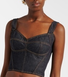 Dolce&Gabbana Denim bustier