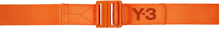 Photo: Y-3 Orange Classic Logo Belt