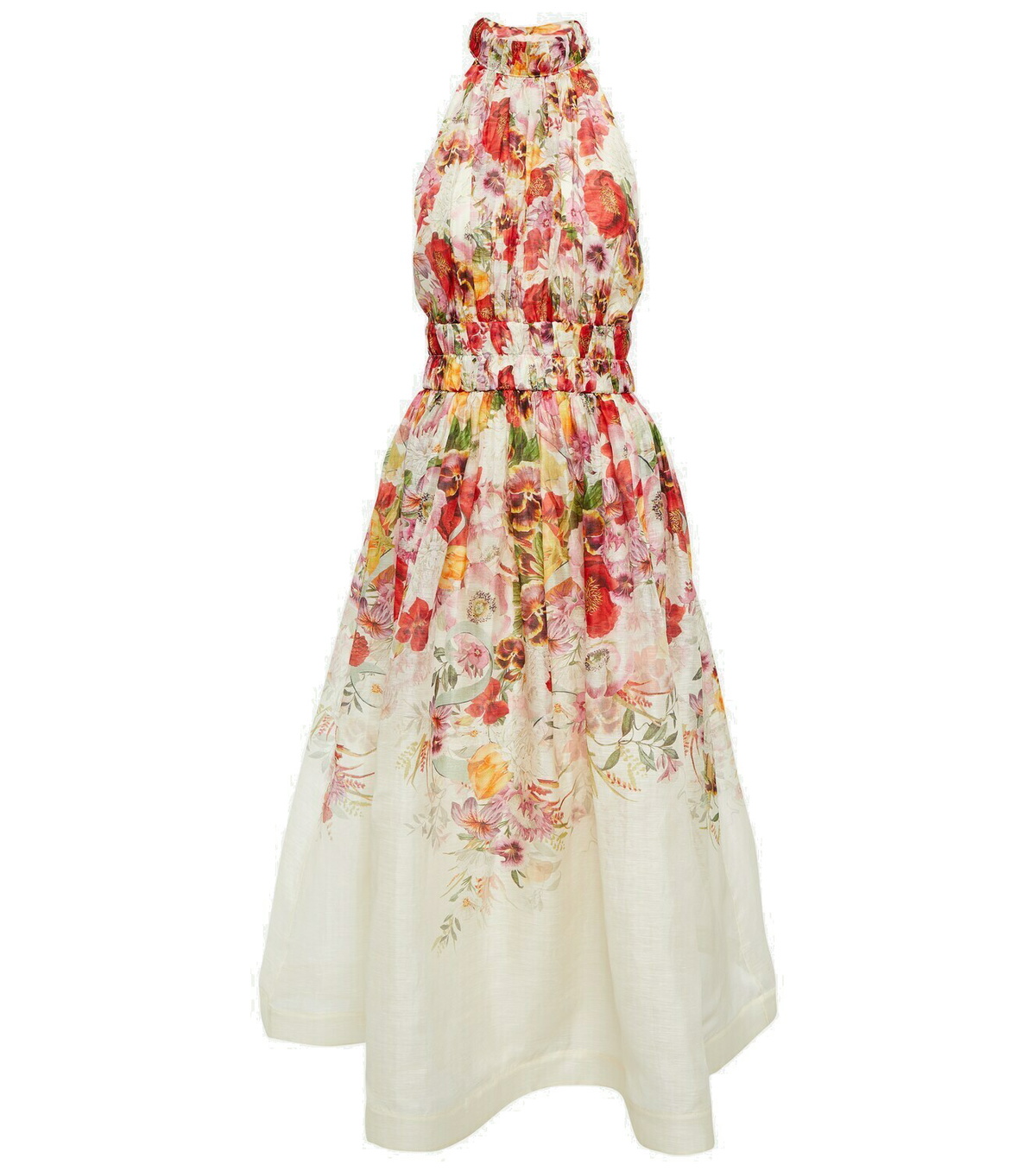 Zimmermann ラッキーフローラルティアードコットンマキシドレス ZIMMERMANN コットン マキシワンピース ティアード フローラル