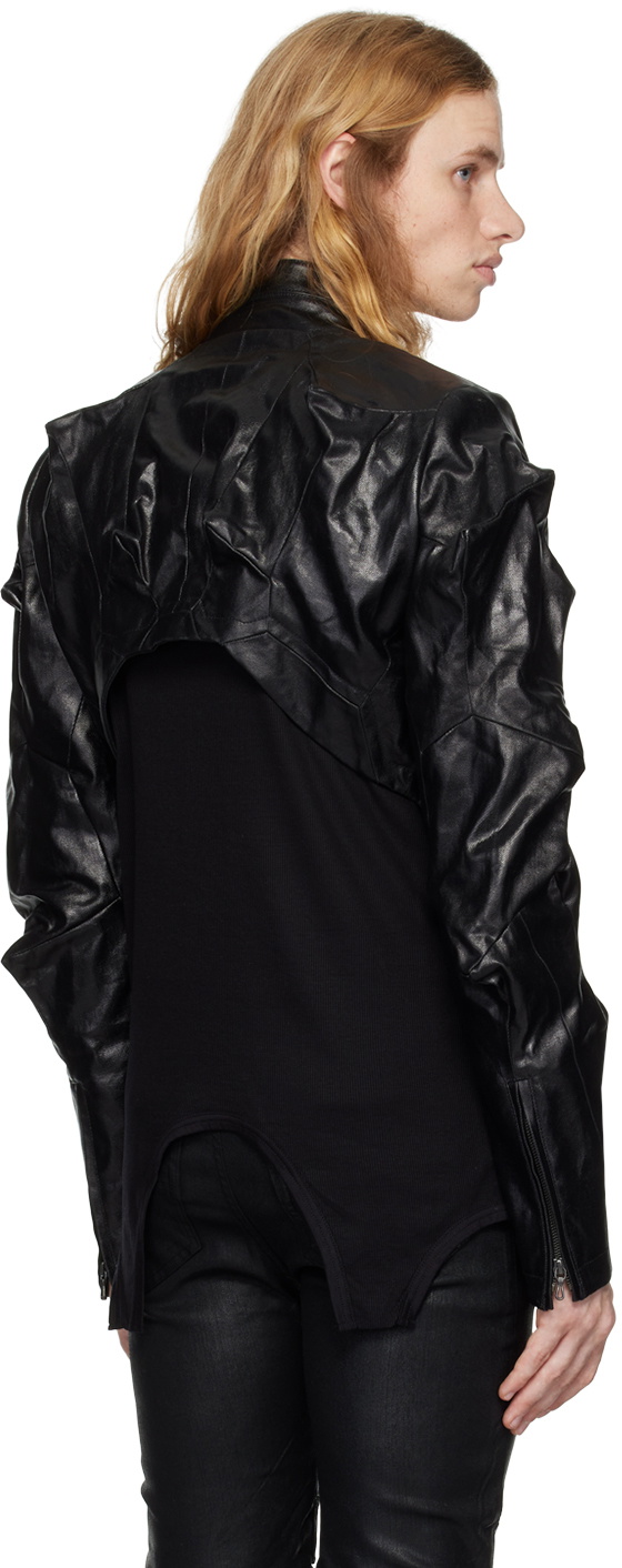 【希少】Julius 24AW Thorn Jacket サイズ3 コーティング Julius Black Thorn Denim Jacket Julius