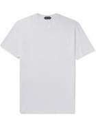 TOM FORD - Lyocell and Cotton-Blend Jersey T-Shirt - White